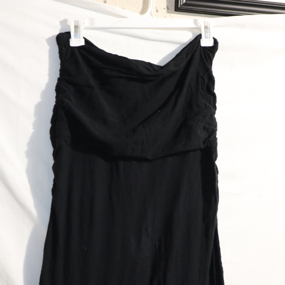 James Perse Tube Top Sleeveless Black Dress Size 3 USA Large - Picture 11 of 13